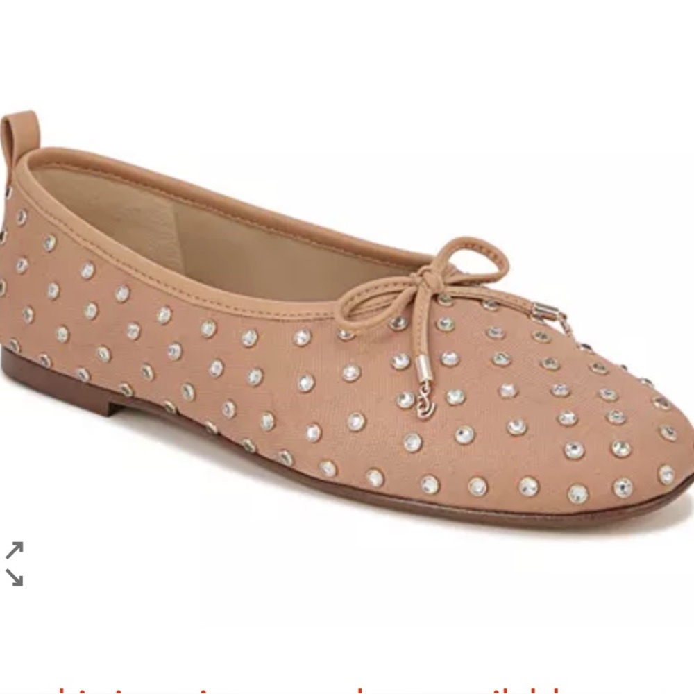 Sam Edelman Tan Studded Flats